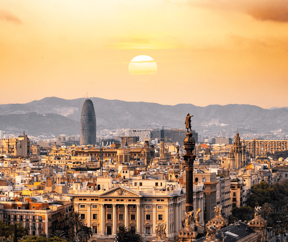 Barcelona, Spain city scape