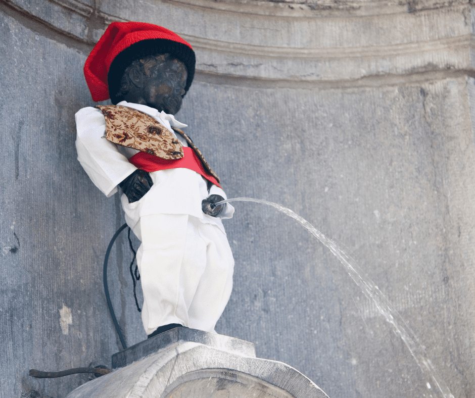 Manneken Pis in Brussels