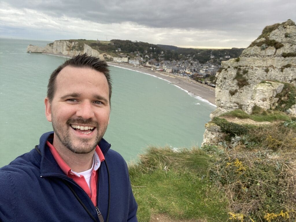 jack baumann in etretat france