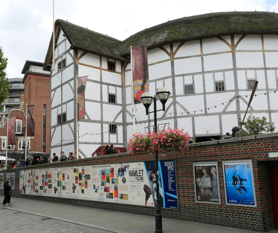 Shakespeare's Globe Theatre, Bankside, Southwark, London City, UK