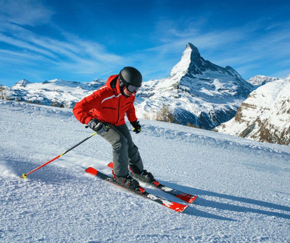 Zermatt ski resort, Matterhorn mountain region