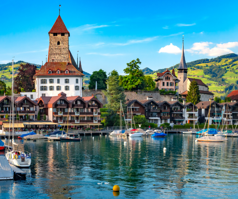 Spiez Church & Castle, Switzerland