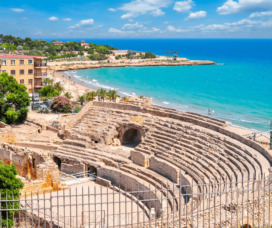 Tarragona roman amphitheater in Spain