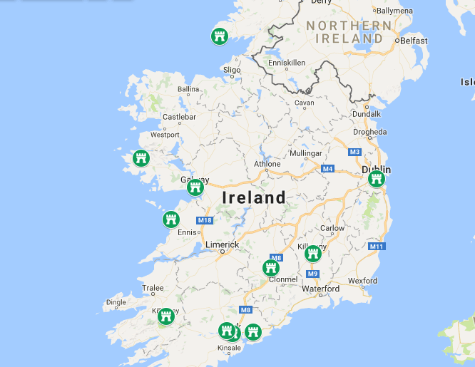 Ireland route