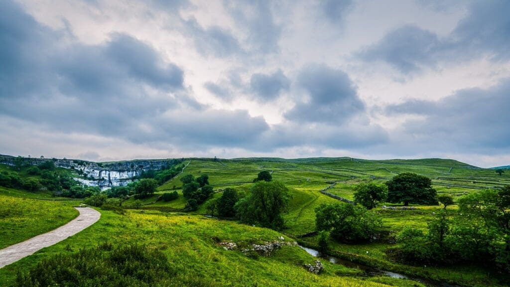 malham yorkshire england