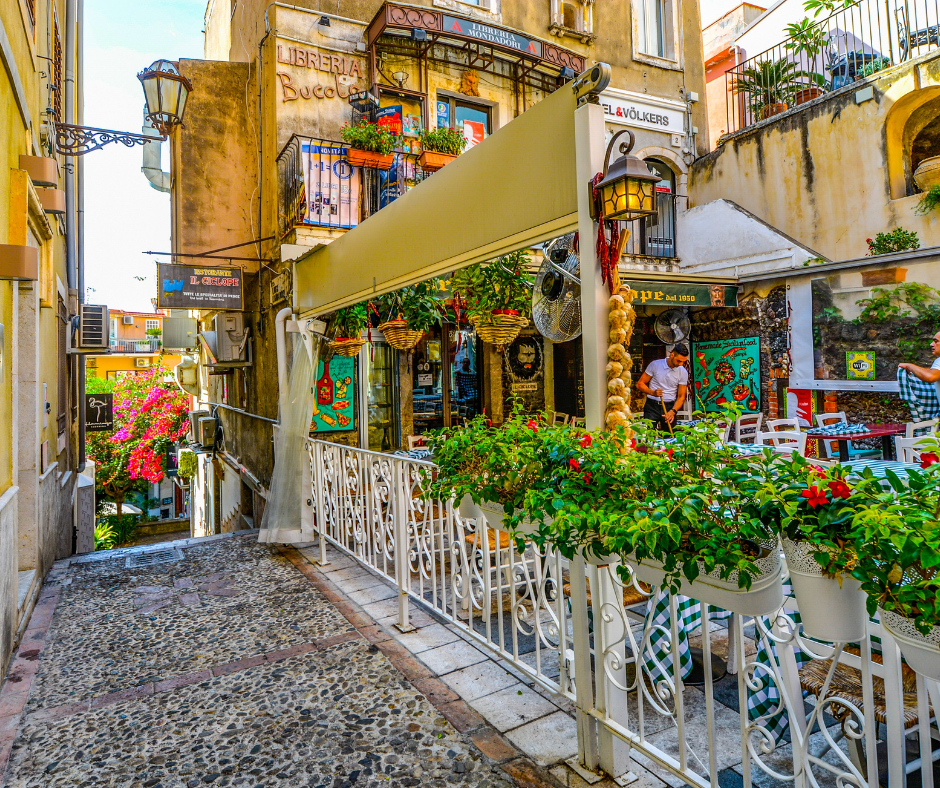 cafe in sicily, italian daily life traditions