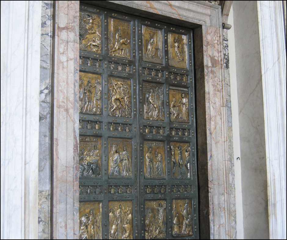 the holy door st peter's basilica jubilee year